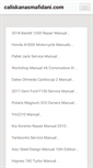 Mobile Screenshot of caliskanasmafidani.com